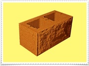 Блок стеновой вибропрессованный(шлакоблок) с декоративной поверхностью