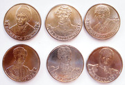 6 монет из  набора 