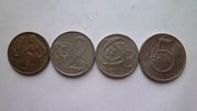 Монеты  Чехословакии