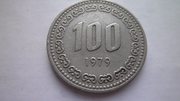 Монета 100 вон Южная Корея