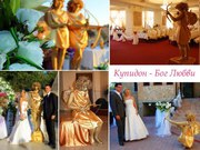 Живые статуи - Купидонов на свадьбу,  корпоратив,  выставку,  промо-акцию