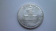 Серебряная монета пол доллара США 1976 г. 200 лет независимости США