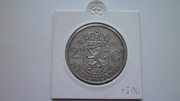Серебряная монета 2 1/2 гульдена 1960 г. Нидерланды.