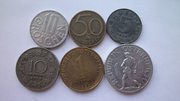 Монеты грошены и шиллинги Австрии