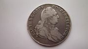 Серебряная монета 1 талер 1786 г. 2 Рейх,  Бавария.