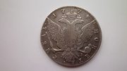 Монета 1 рубль 1774 г. Екатерина II. Оригинал
