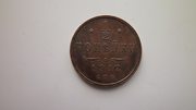 Медная монета 1/2 копейки 1912 г Николай II. Качество UNC.
