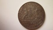 Не частая монета 1 талер 1859 года Бавария.