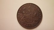 Не частая  монета 5 кэш 1803 г. Восточная Индийская компания