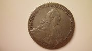 Монета 1 рубль 1776 года СПБ ТИ ЯЧ Екатерина II.Оригинал