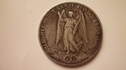 Не частая монета талер 1871 г. Вюрттемберг