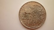юбилейная серебряная монета 30 драхм 1963 г. Греция. 