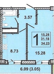 Продажа 1 квартиры,  от Застройщика ФЗ214,  1 квартал 2016г. Элитный дом