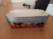 Картонная -упаковка лоток для ягоды